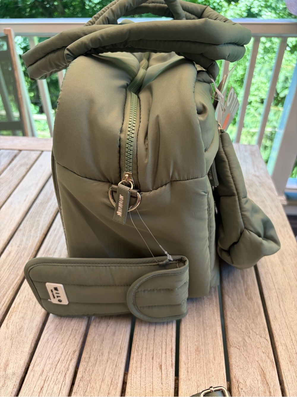 Wilo The Label Jade Rectangle Weekender Travel Bag/Tote - Picture 5 of 7